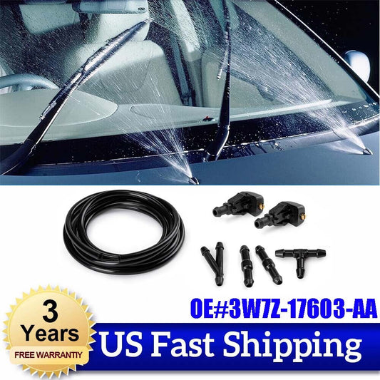 2x Windshield Wiper Washer Fluid Jet Nozzle for Ford F-150 2004-2014 3W7Z17603AA
