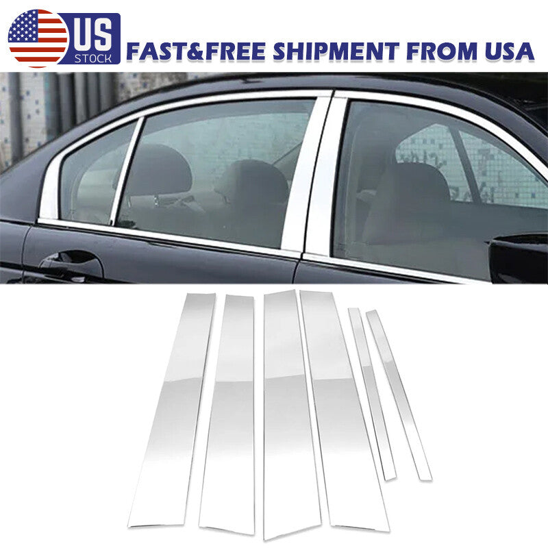 Chrome door and window trim stickers/protective covers for Honda Accord 2008-2012