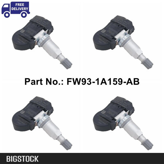 4PCS FW93-1A159-AB Tyre Pressure Sensor TPMS 433Mhz for Peugeot for Ford FW931A159AB
