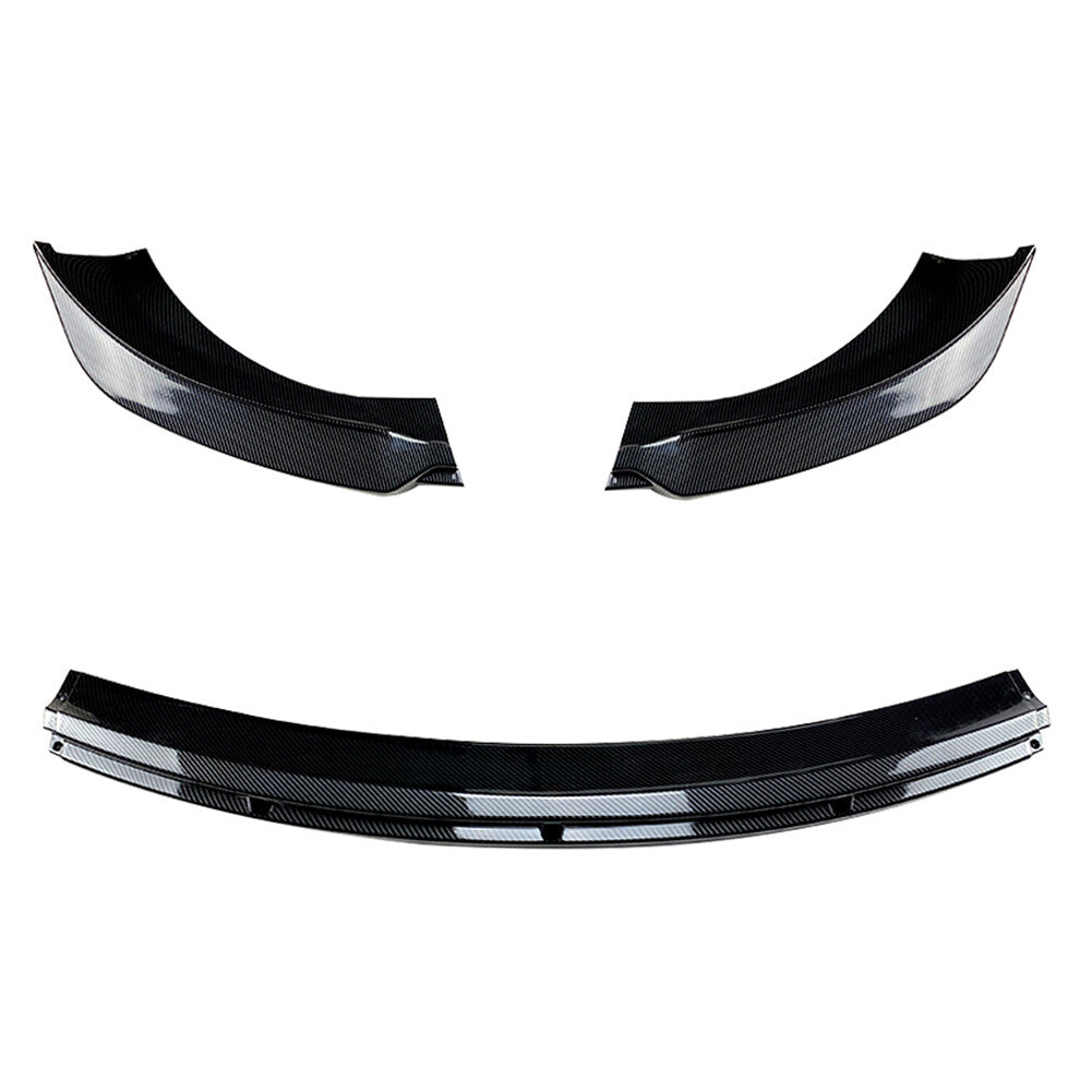Car Front Bumper Lip Chin Spoiler Splitter Fit for Tesla Model 3 2017-2021 20 19 18