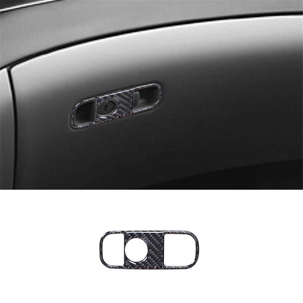 Carbon Fiber Interior Passenger storage handle Cover Trim for Acura TL 2004-2008