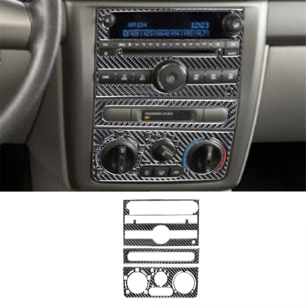 3Pcs Center Control Button Frame Trim Panel TypeB for Chevrolet COBALT 2005-2010