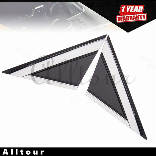 Pair Front LHRH Mirror Corner Triangle Molding Fender Fits 2010-16 for Cadillac SRX