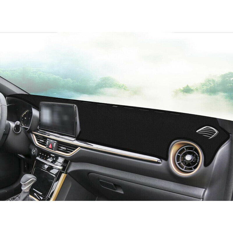 Black Inner Dashboard Dash Cover Dashmat Mat Carpet US for Kia Forte 2019-2021