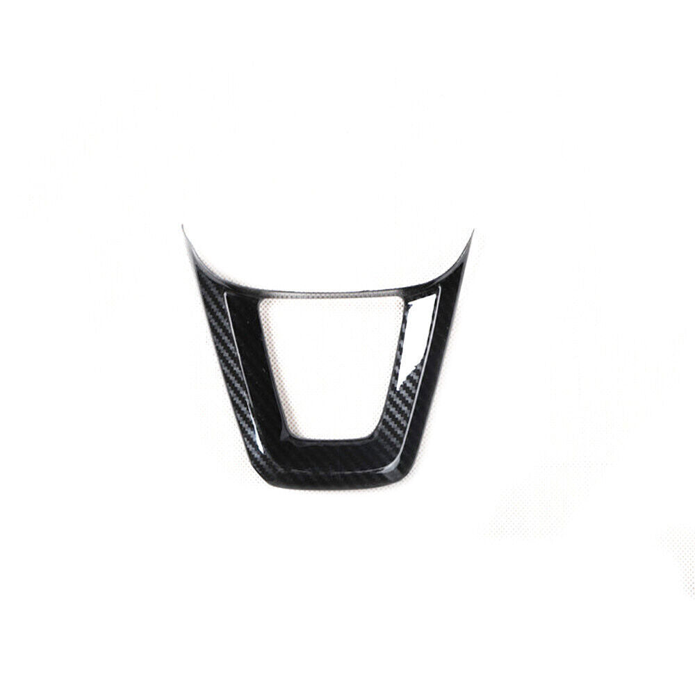 1P Inner Steering Wheel U Type Cover Trim Fit for Audi Q5 2018-2024 Carbon Fiber