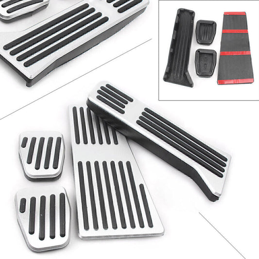 4X Aluminum Sport Foot Pedal Replacement Kit Fit for Mazda CX5 CX-5 Mazda3 Mazda6