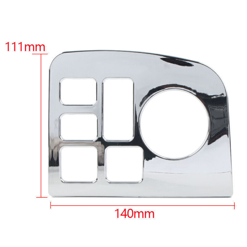 Left  Right Side Fairing Chrome Control Accent for Honda Goldwing GL1800 01-11