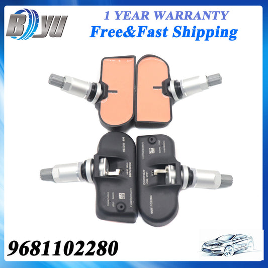 4x for Citroen C4 C5 C6 C8 Aircross Tyre Pressure Sensor TPMS 433MHz 9659452180