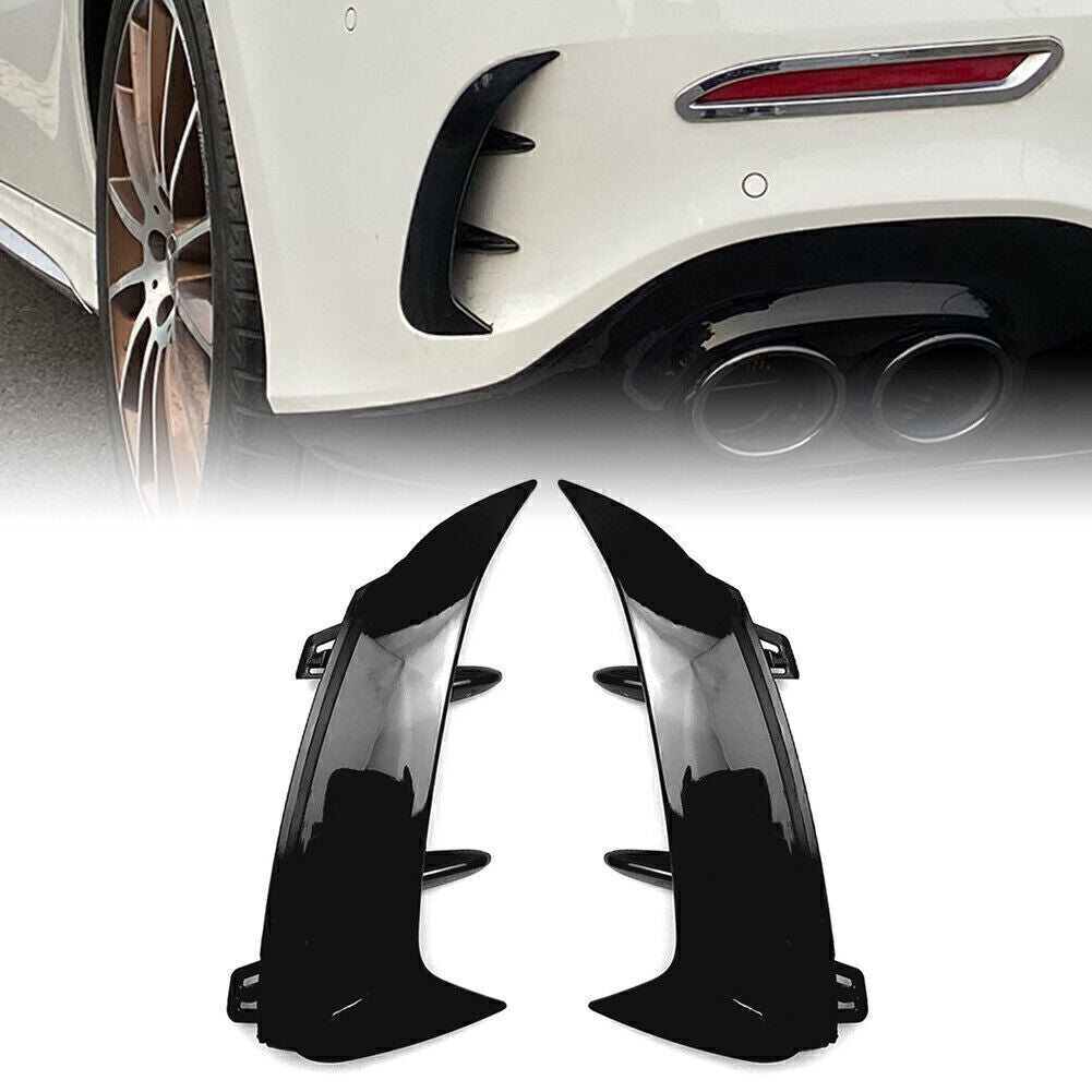 2x Rear Bumper Spoiler Air Vent for Benz A-class V177 A200 A220 A35 2018-22