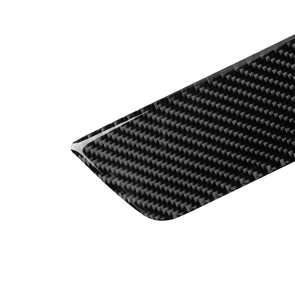 2Pcs Carbon Fiber Interior Rear Door Sill Accent Cover Trim for Tesla for Model Y /3