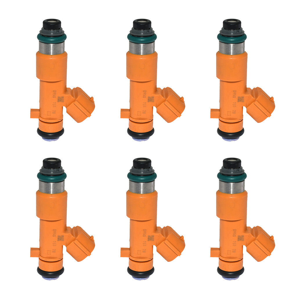6x Fuel Injector 16600EY00A for Nissan 370Z for Infiniti Q50 Q60 Q70L Qx70 Ex37 3.7