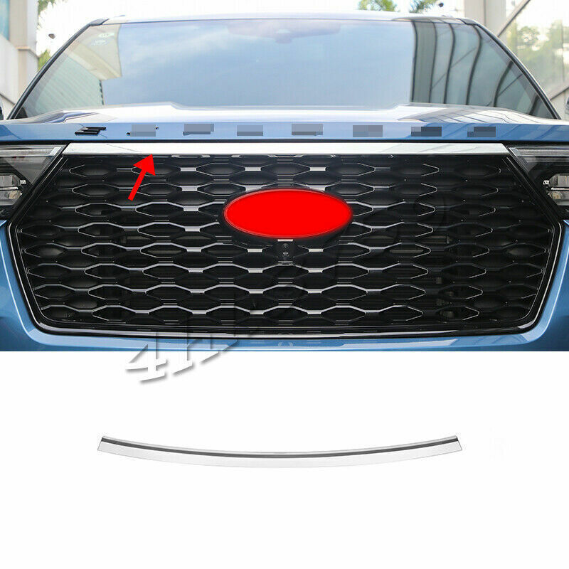 for Ford Explorer 2020-2023 Chromed Front Hood Bonnet Grille Decorate Cover Trim