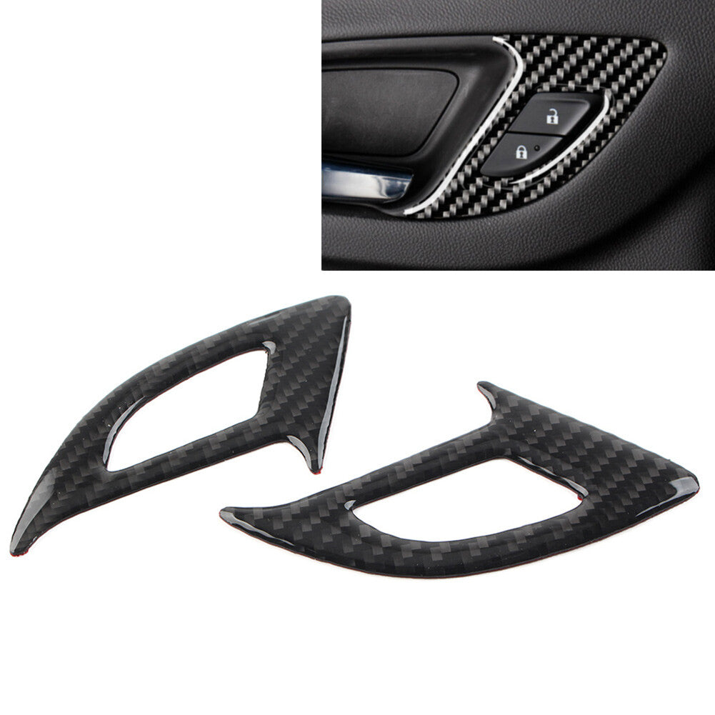 2 Pcs Car Interior Door Switch Panel Cover Trim Fit for Chevrolet Equinox 2017-2022
