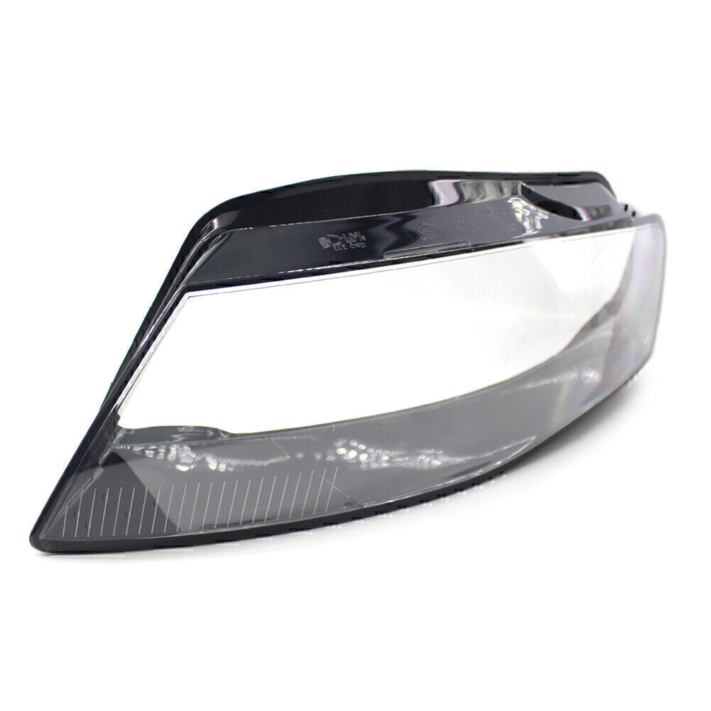 Transparent Headlight Lens Lampshade Cover for Audi A4 B8 2009-2012