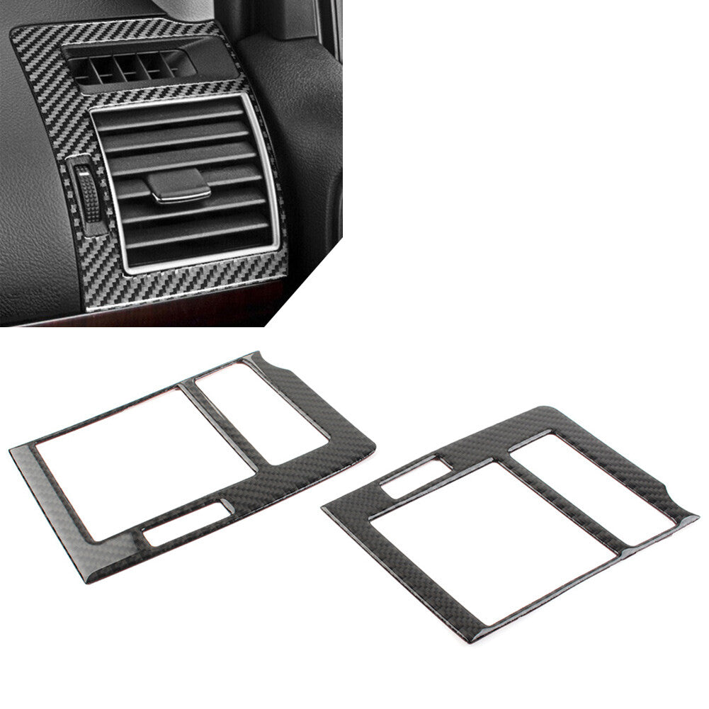 2 Pcs Air Vent Outlet Cover Trim for Toyota for Land Cruiser Prado 2010-2018