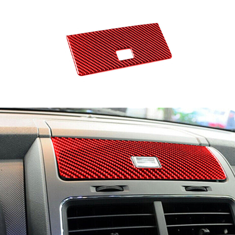 Central Storage Panel Trim Interior Carbon Fiber for Dodge Journey 09-10 SXT Red