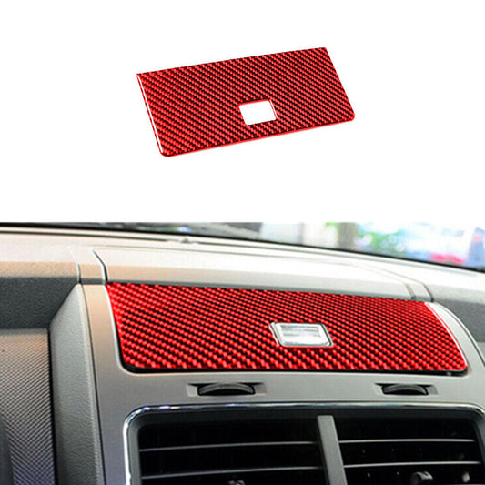 Central Storage Panel Trim Interior Carbon Fiber for Dodge Journey 09-10 SXT Red