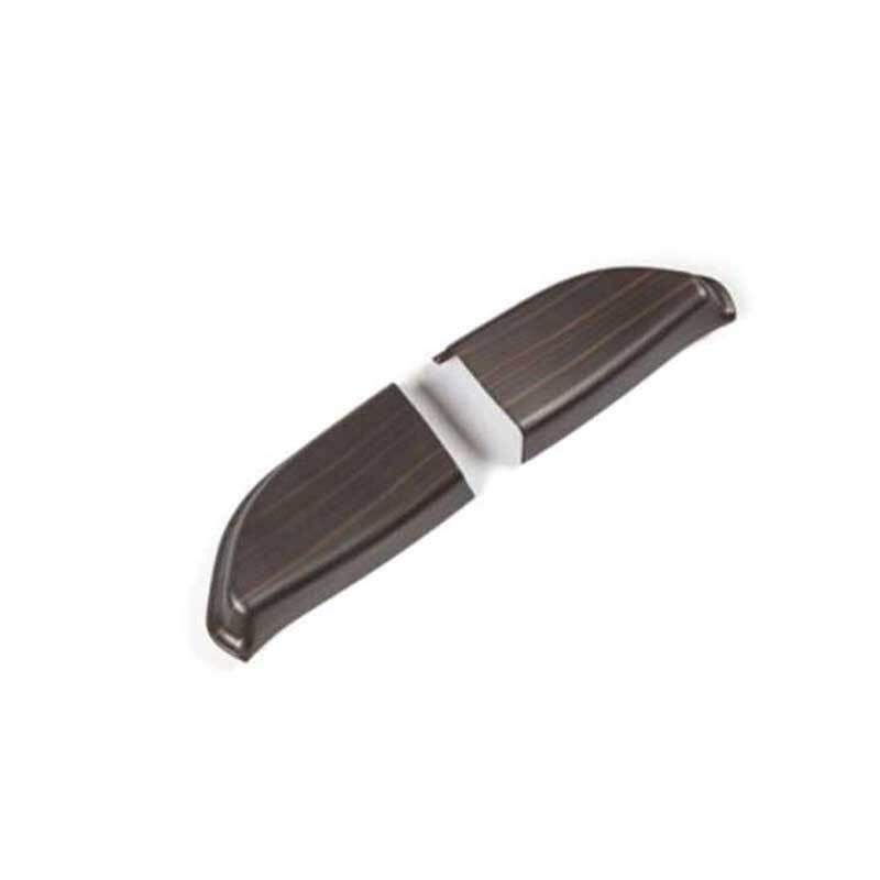 Front Triangle A Pillar Cover Trim 2PCS for Ford Edge 2015-2021 Matte Wood Grain