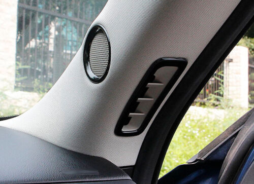 4X for Mazda CX-5 2017-2021 Black Titanium Car A-Pillar Speaker Frame Cover Trim