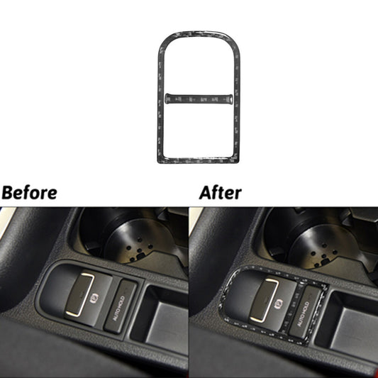 Carbon Fiber EPB Console Frame Trim for Volkswagen for Tiguan 2013-2017