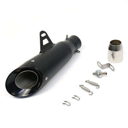 38-51mm Universal Motorcycle ATV Slip On Exhaust Muffler Silencer Pipe Short