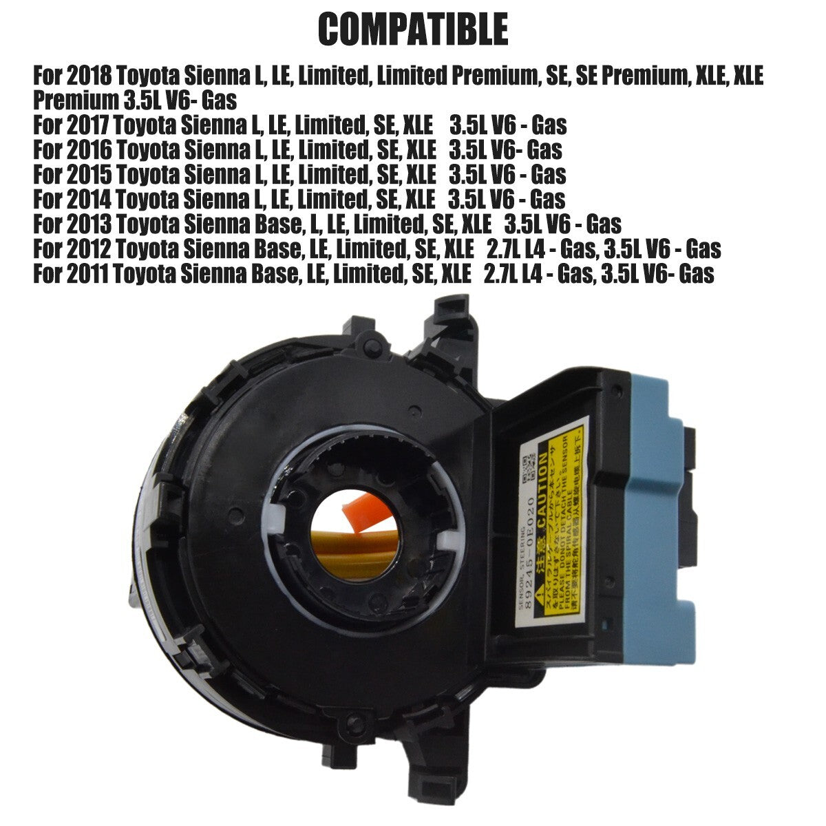Power steering torque sensor 89245-0E020 84307-08020 compatible with for Sienna