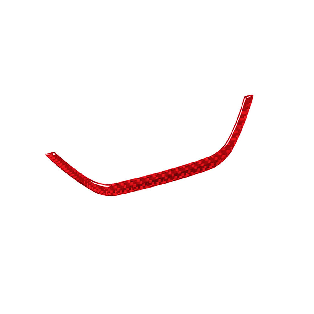 Red Carbon Fiber Driver Door Storage Frame Trim for BMW X3 F25 X4 F26 2011-2017
