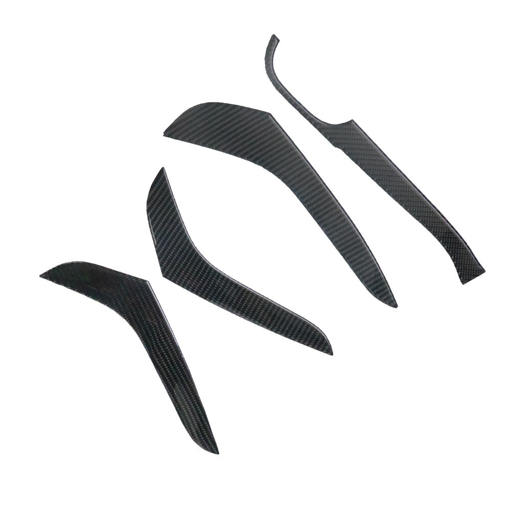 Carbon Fiber 4 Door Handle Interior Stripe Sticker Trim for VW for Passat 2006-2010
