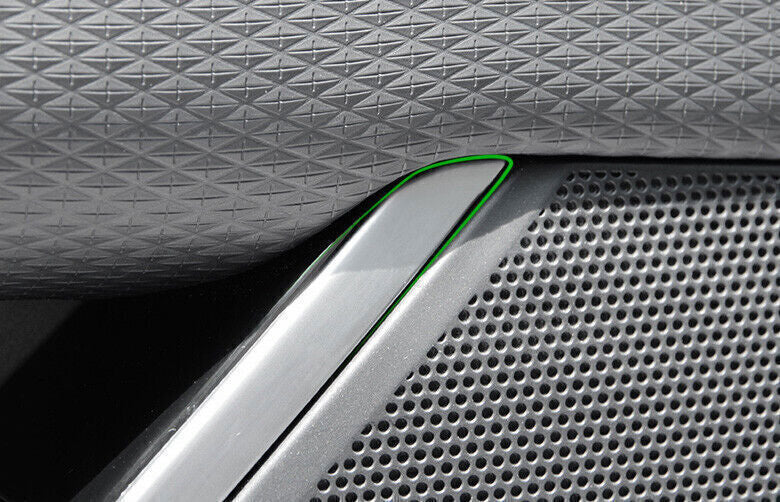 for Range Rover Velar 2018-23 Matt Silver Inner Door Speaker Sound Side Strip 4X