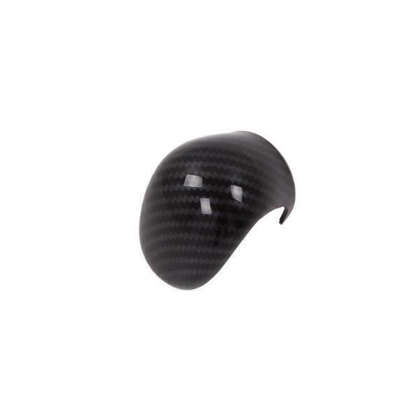 1P Console Gear Shift Knob Head Cover Trim for Toyota C-HR 2018-22 Carbon Fiber