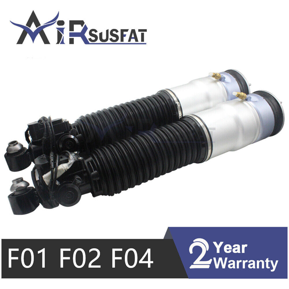 Pair Rear R+L Air Suspension Shock Absorbers for BMW F01 F02 740i 750Li 760Li