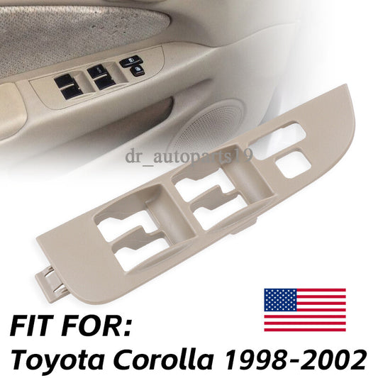 Driver Left Master Power Window Switch Bezel Trim For 1998-2002 for Toyota for Corolla