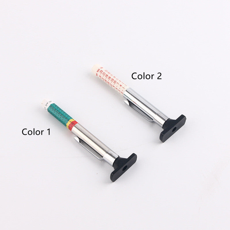 10pcs Color Coded Tire Tread Depth Gauge Car Automotive Measurement Tool