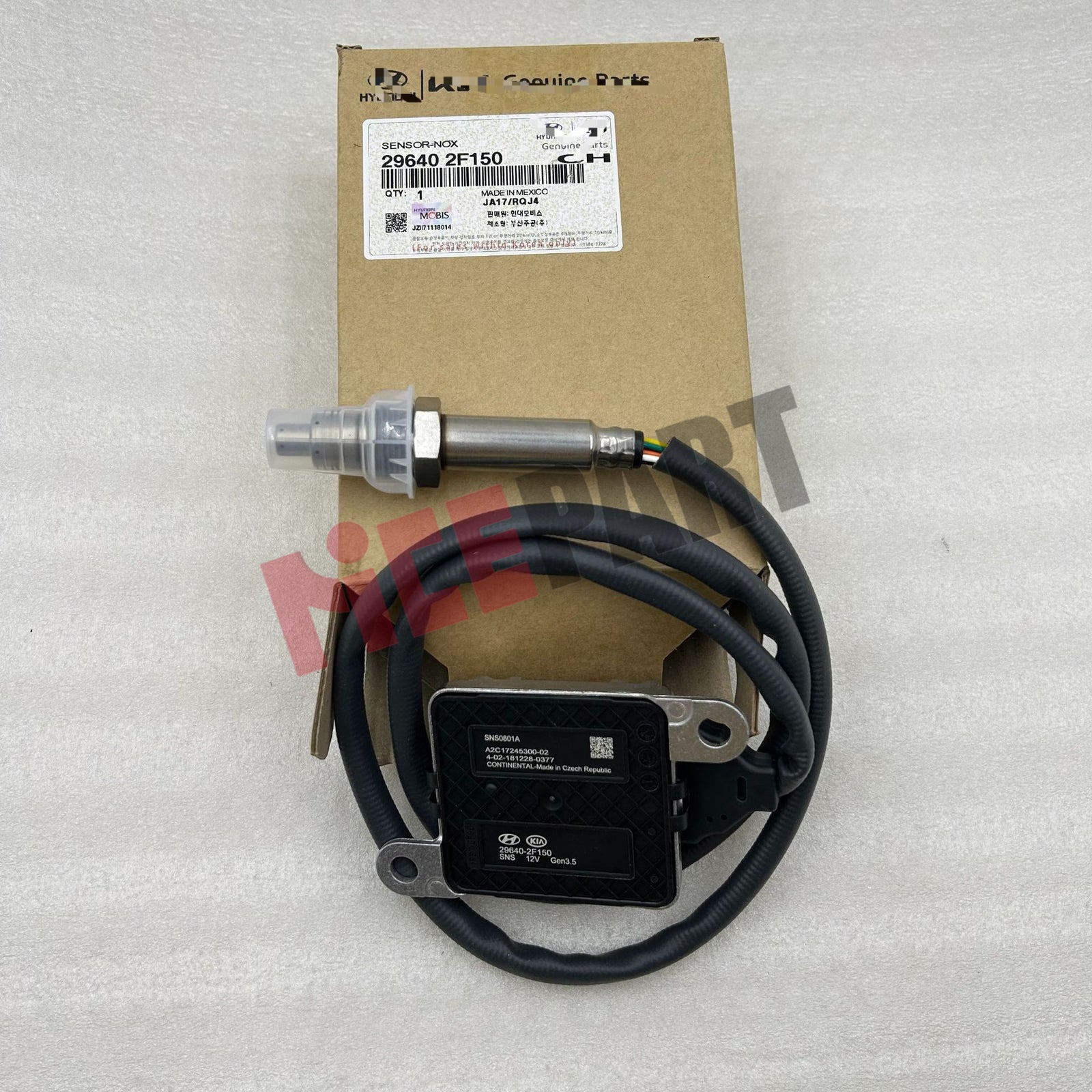 Nox sensor 296402F150 (29640-2F150) compatible with for Kia Hyunai Santa Fe 18-20 diesel.