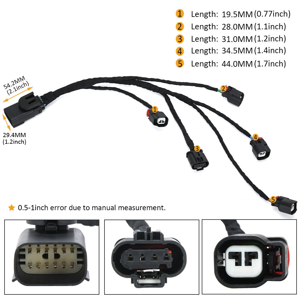 Engine Fuel Injector Wire Harness for Left Hand Fuel Rail 5.3L 6.2L V8 28388775