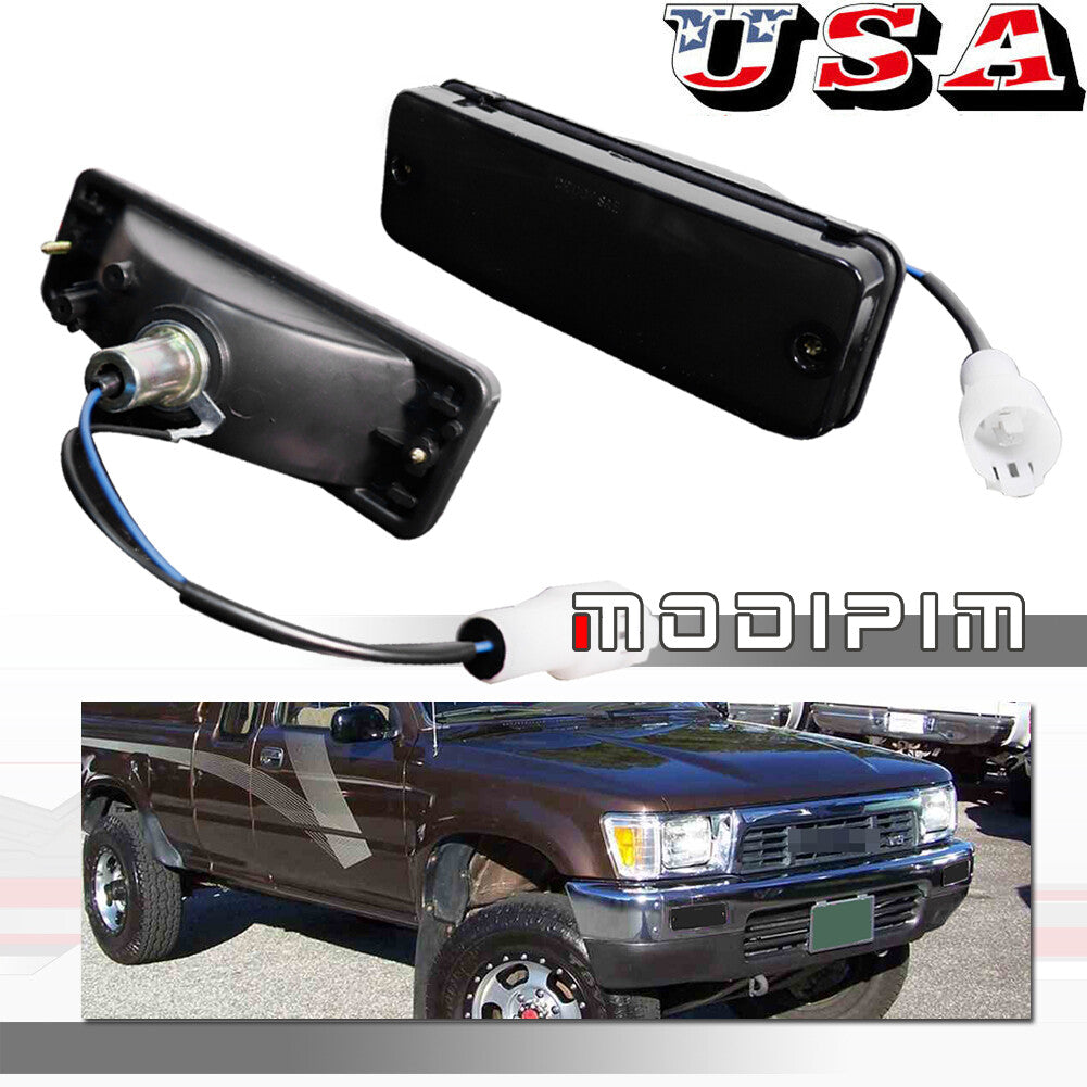 Front bumper trim cover for 1984-1989 for Toyota 4Ruuner pickup trucks - turn signal lights