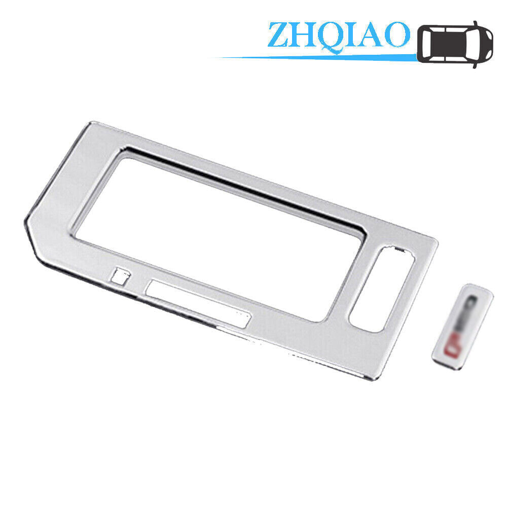 ABS Chrome Interior Gear Shift Frame Cover Trim for Ford F150 F-150 2016-2020