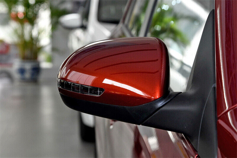 Red Right Side Rearview Mirror Shell Cover Cap Fit for Kia Pegas 2017 2018-2019