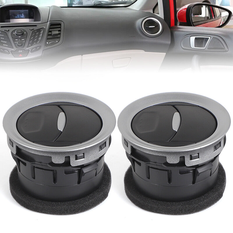 2x Air-Conditioning Outlet Air Vent Grille Diffuser Fit for Ford Fiesta Connect
