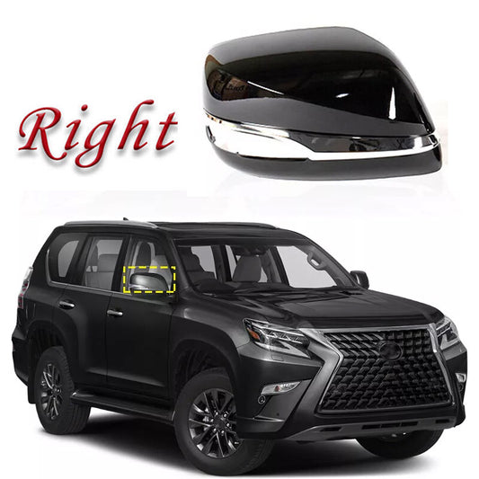 1 PC Right for Lexus GX460 2010-21 Exterior Side Wing Rearview Mirror Cover Caps