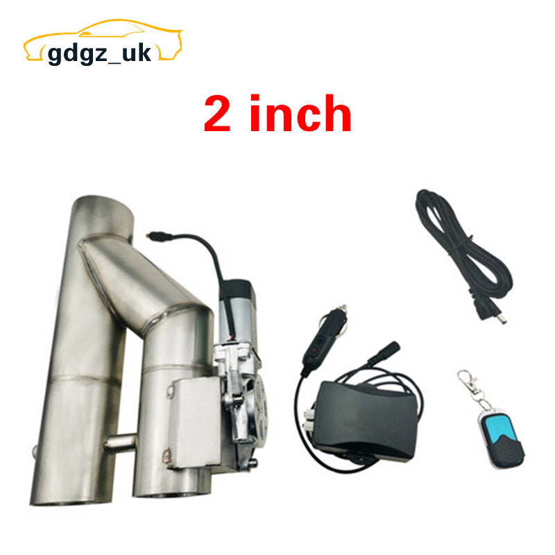 2inch Y Pipe Electric Exhaust Dual Valve Dump Valve Motor Kit with Remote Switch