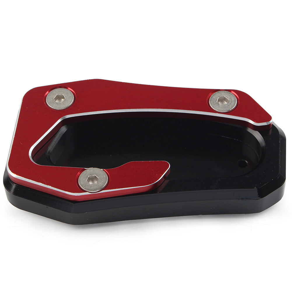 Side Stand Kickstand Extension Pad Fit for YAMAHA TMAX 530 SX T-MAX 530 DX 17-19 Red