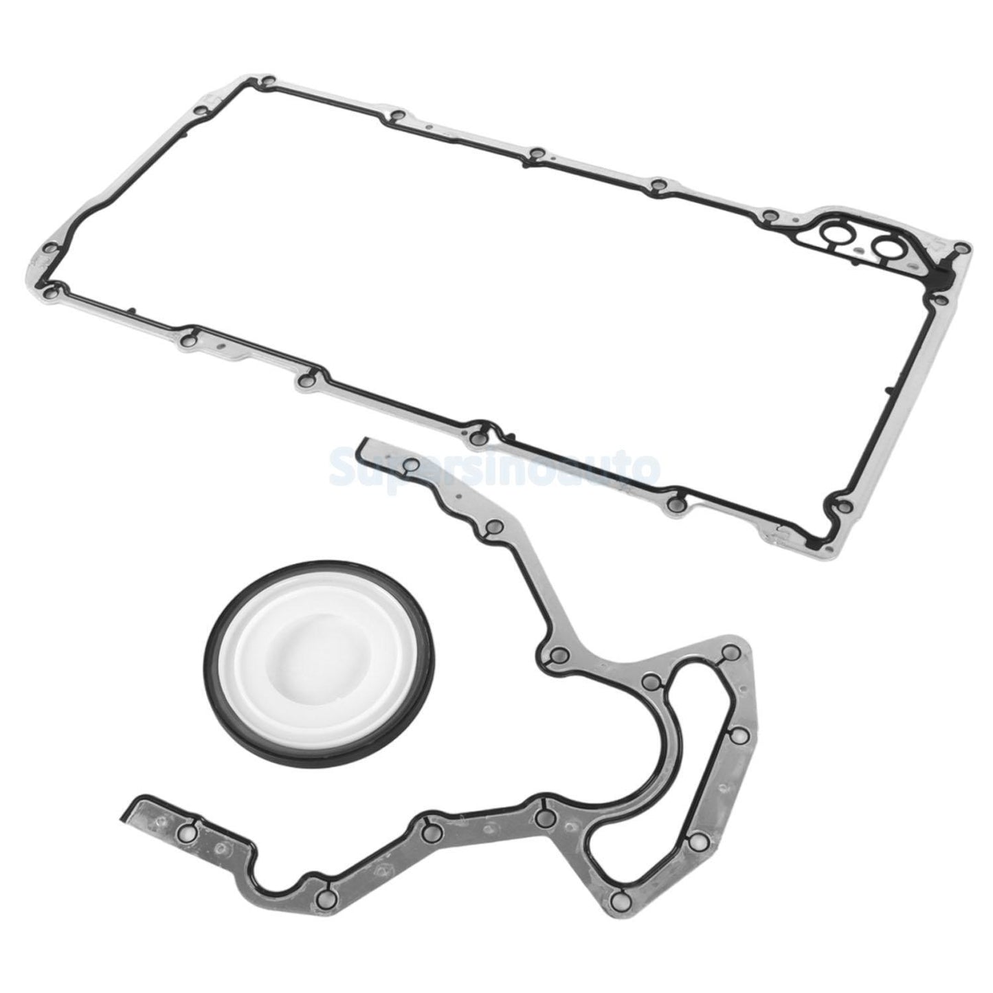 Engine Rear Main Seal  Oil Pan Gasket for Chevrolet for GMC 4.8 5.3 6.0 6.2L V8 OHV