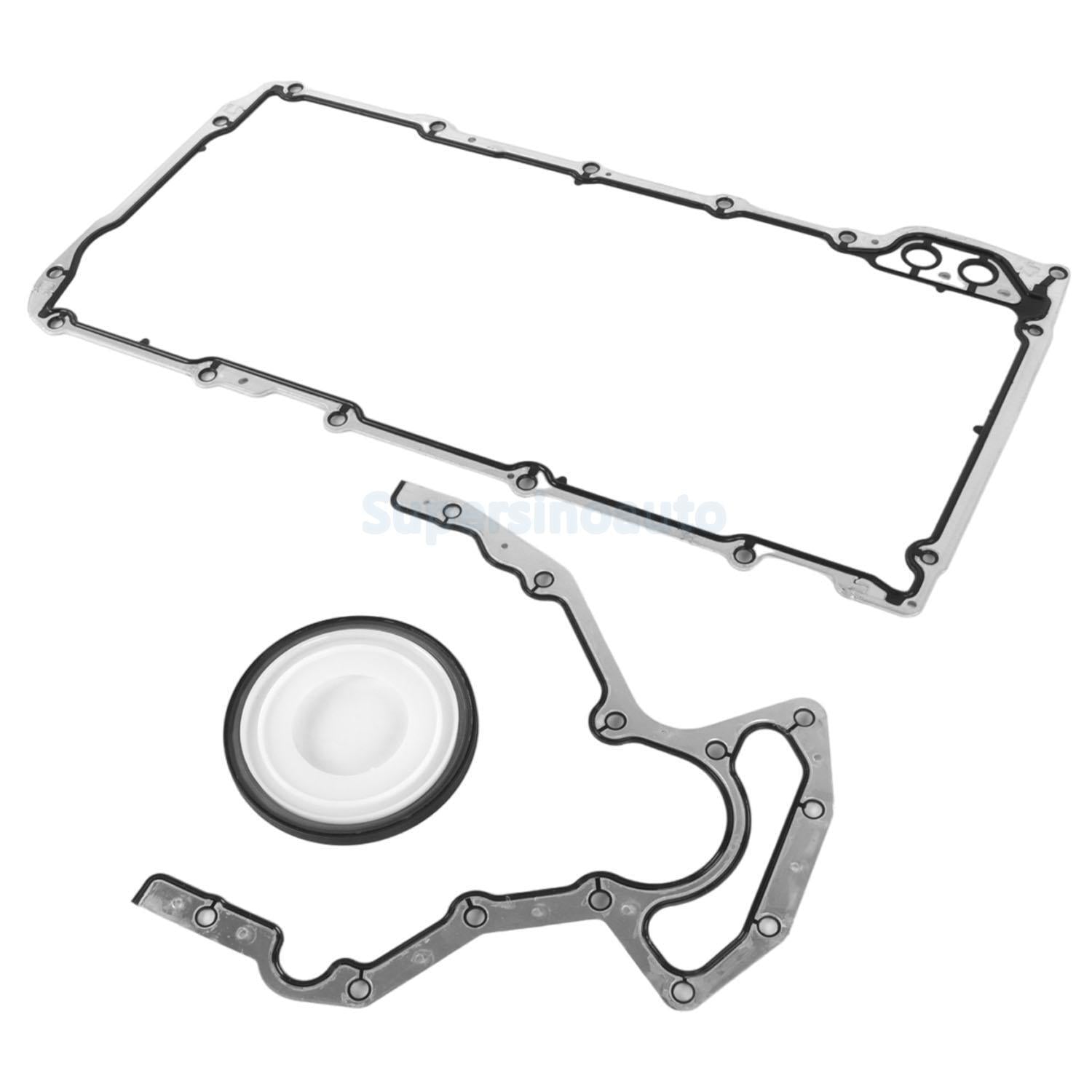 Engine Rear Main Seal  Oil Pan Gasket for Chevrolet for GMC 4.8 5.3 6.0 6.2L V8 OHV