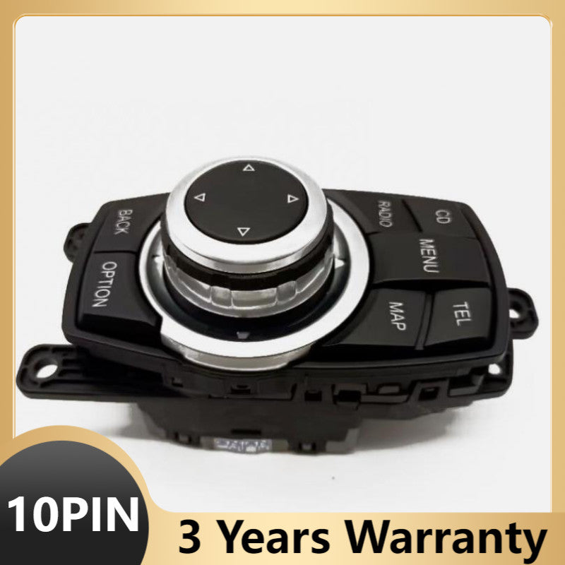 for BMW F07 F10 F01 F02 F25 Media Switch Controller Joystick 10pin 9206444 New