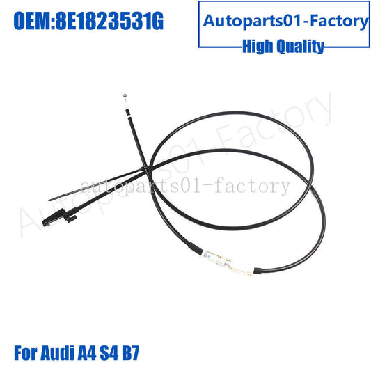 8E1823531G Hood Latch Release Cable Handle Line for Audi A4 S4 B7 2005-2009