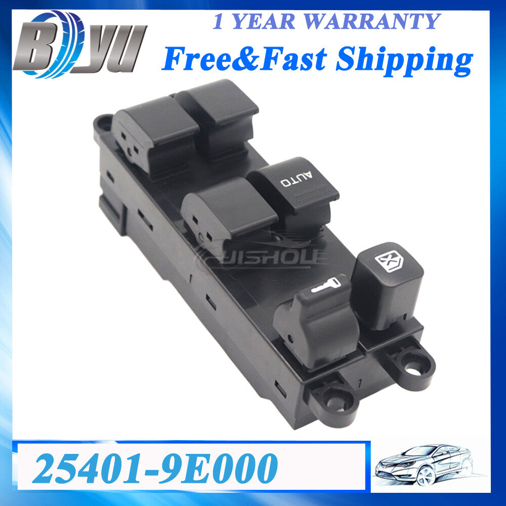 25401-9E000 Master Window Control Switch for Nissan Altima Frontier Sentra 98-04