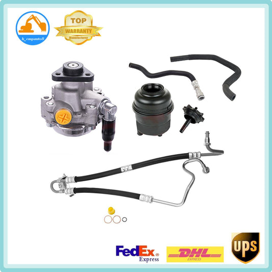 Power Steering Pump Hoses Reservoir+ Cap for BMW E46 325i 330i 32 41 6 760 036