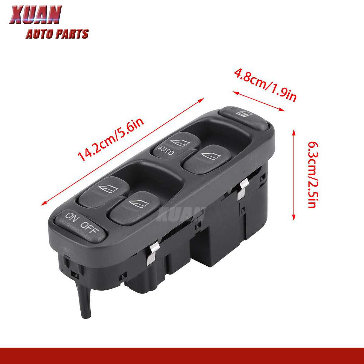 Master Power Window Switch Front Drive Side for 1998-2000 for Volvo S70 V70 (new)