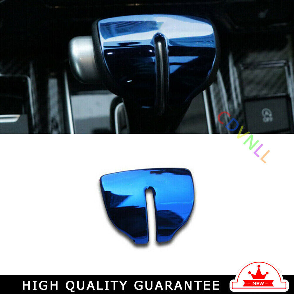 Gear Shift Knob Head Cover Trim 1PCS for Honda CRV CR-V 2017-2022 Blue Titanium